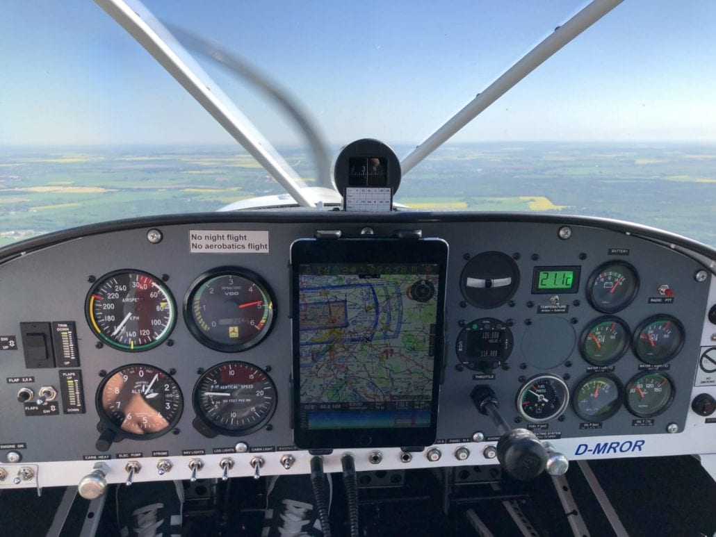 Flugzeug-Cockpit